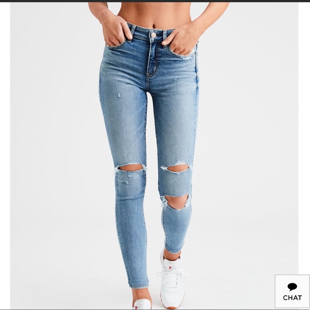 American Eagle High Waisted Jeggings Size 14